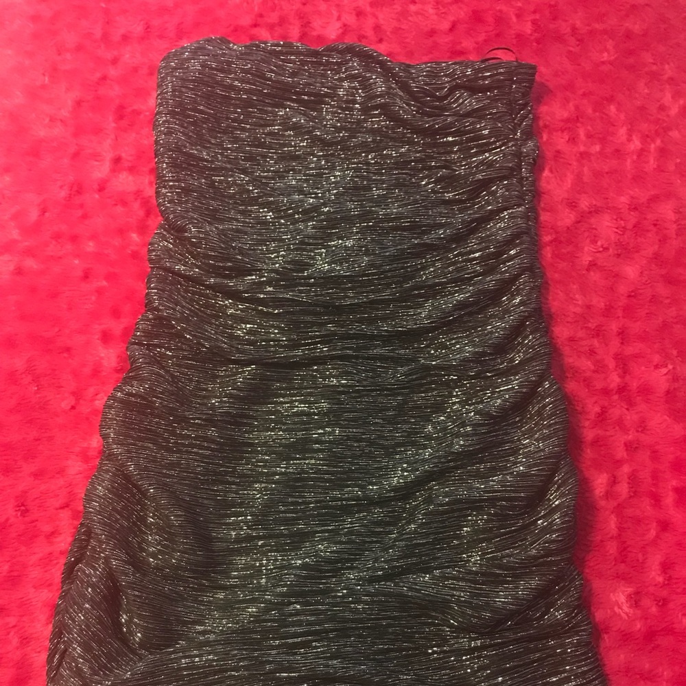 Express Glittery Tube Dress - Size Small
